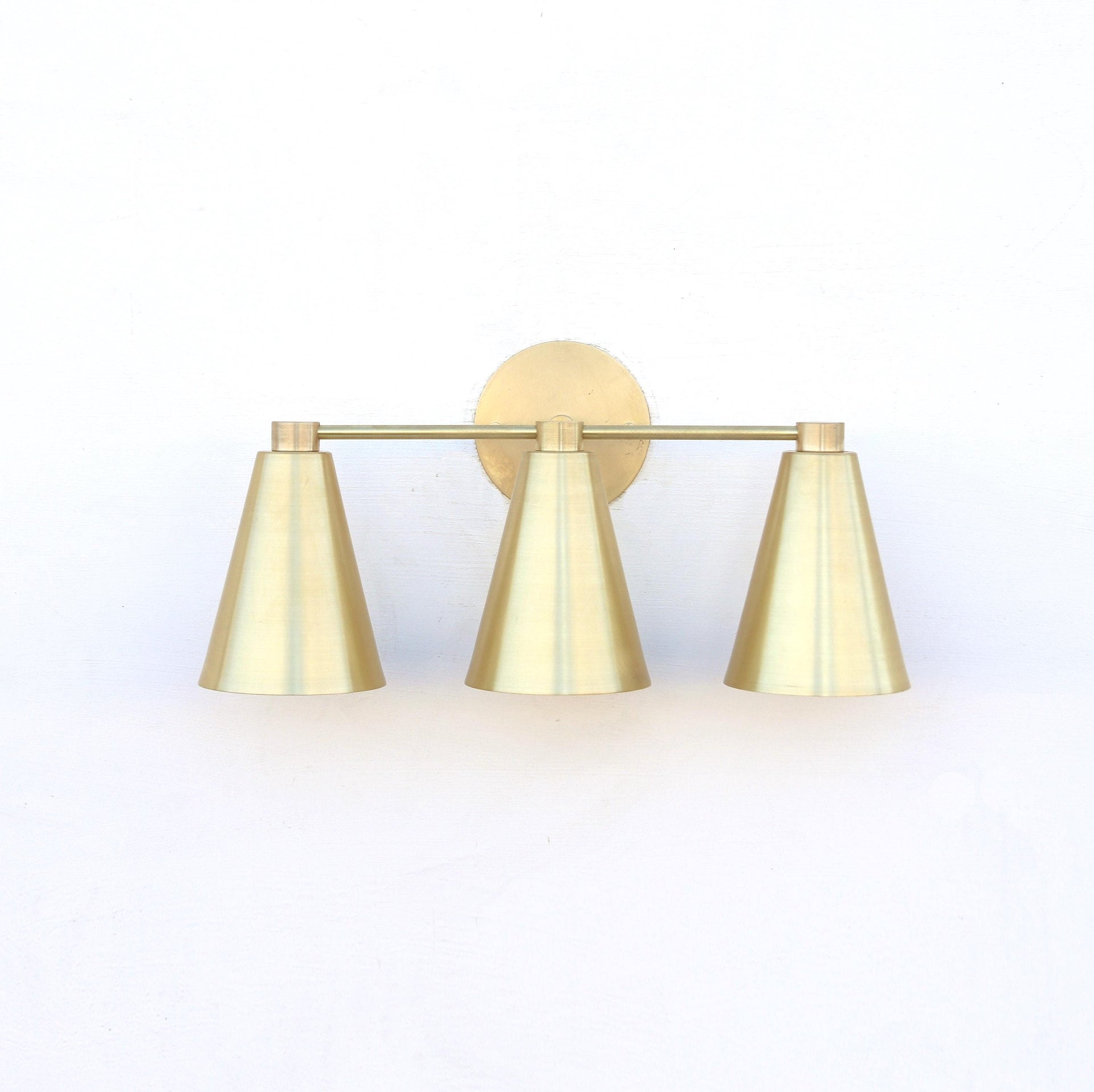Brass Wall Sconce light, Modern brass light, Mid Century brass wall sconce light, UL Listed, No.0262
