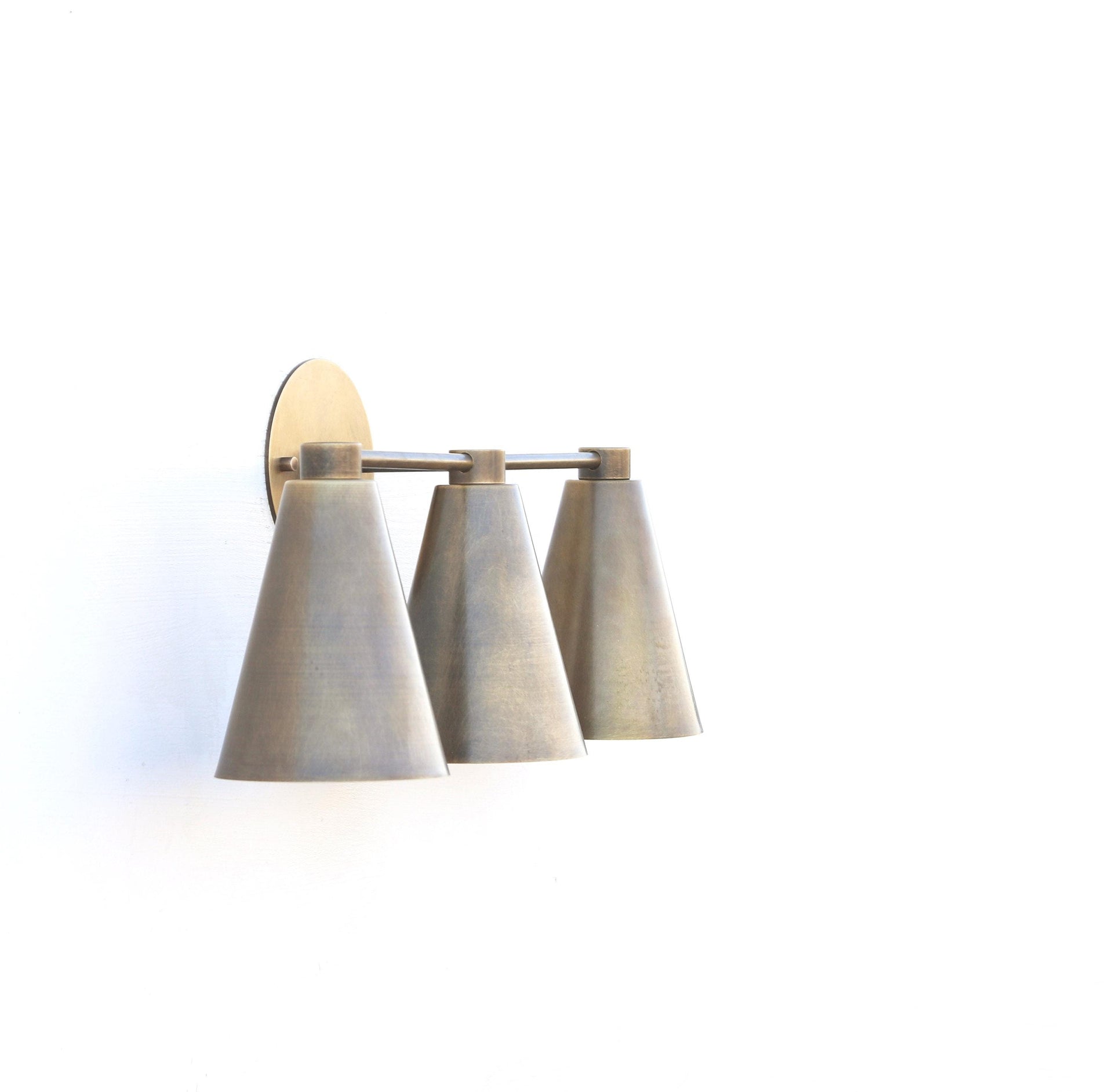Brass Wall Sconce light, Modern brass light, Mid Century brass wall sconce light, UL Listed, No.0262