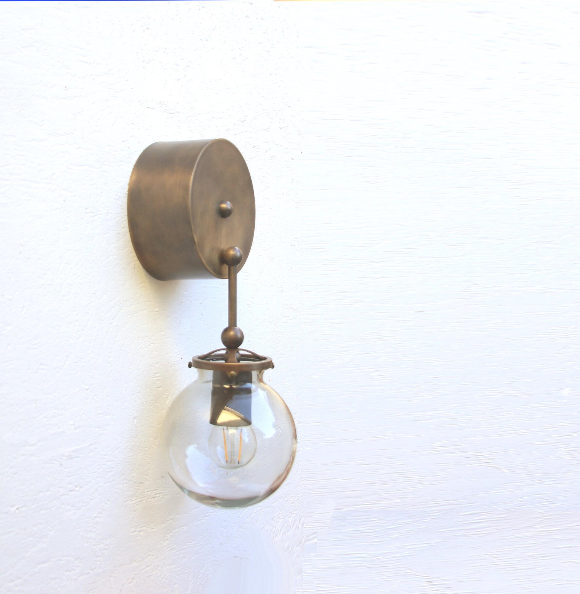 Brass  Wall Sconce light - Brass Wall Sconce Light, UL Listed, No.0227