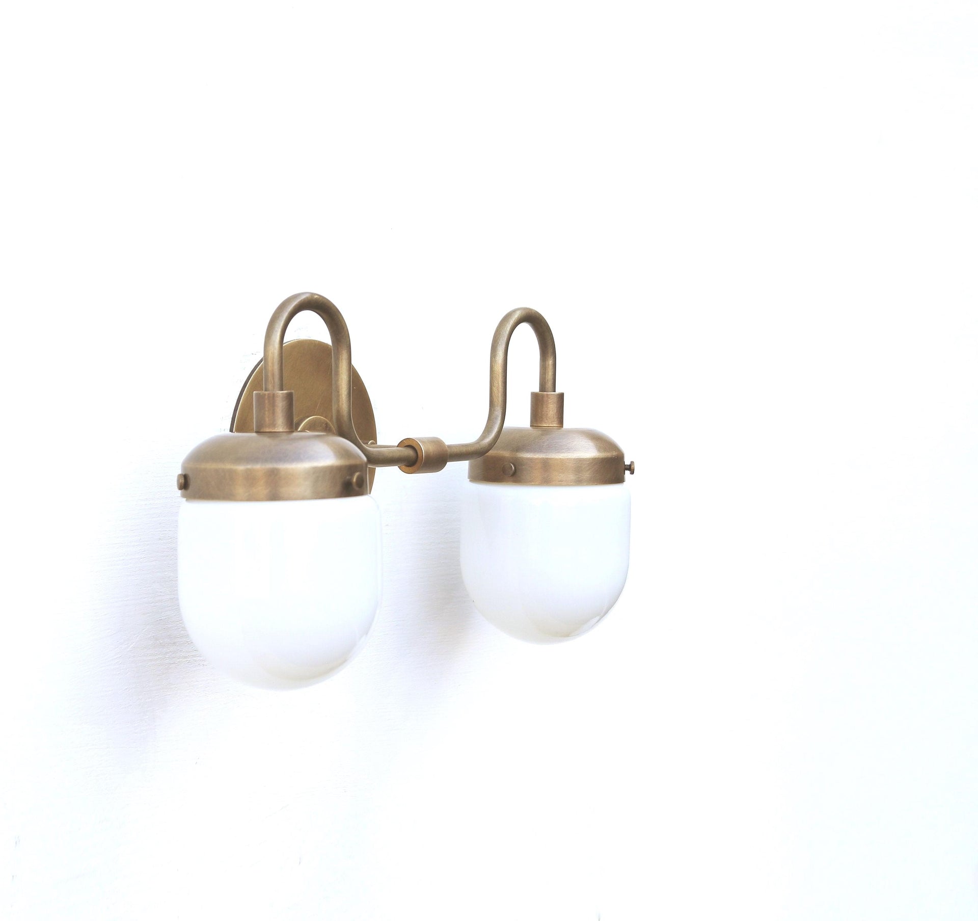 Bathroom Vanity, Vanity Fixture, Mid Century Brass Wall Sconce light, UL listed LM1 No.0039