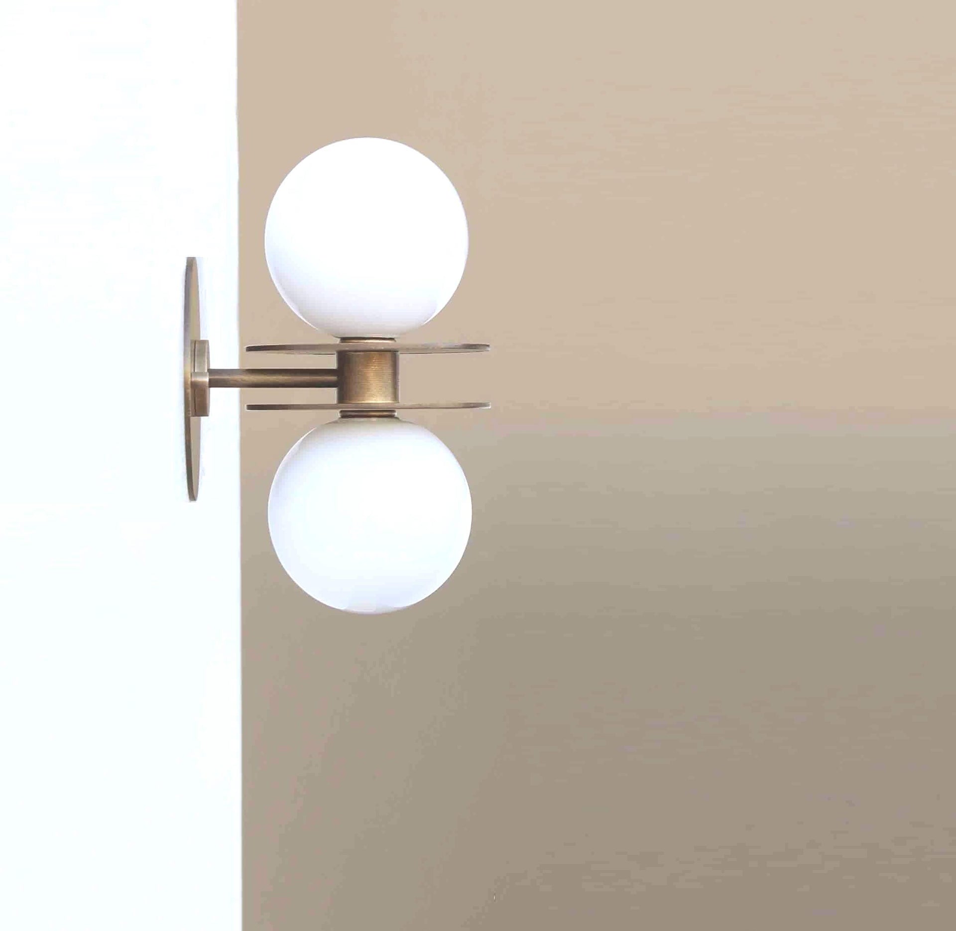 Bathroom Vanity, Vanity Fixture, Mid Century Brass Wall Sconce  light, 4“ PPQ，UL Listed, No.0371