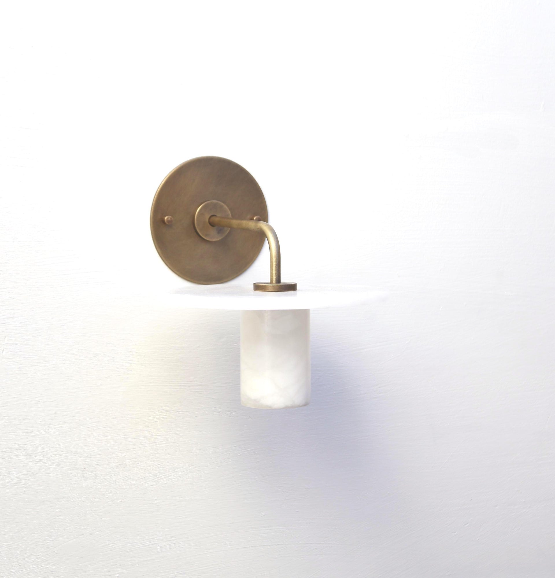 Wall Sconce Light, Wall Sconce with alabaster shade, Alabaster, UL Listed No.0309