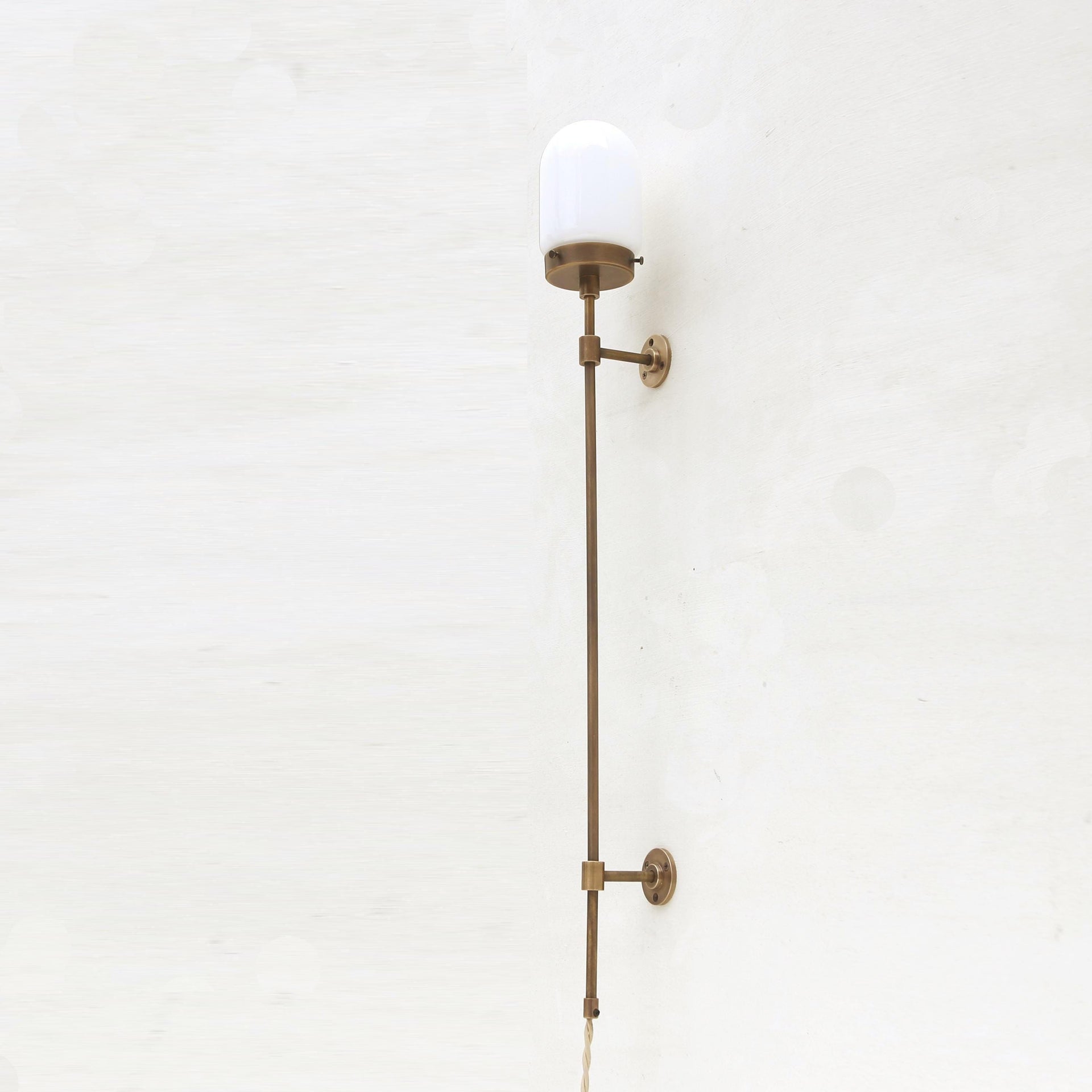 Plug-in Brass Wall Sconce light, Modern brass light, Wall sconce light, Minimal Sconce Light CLM, UL Listed No.0895
