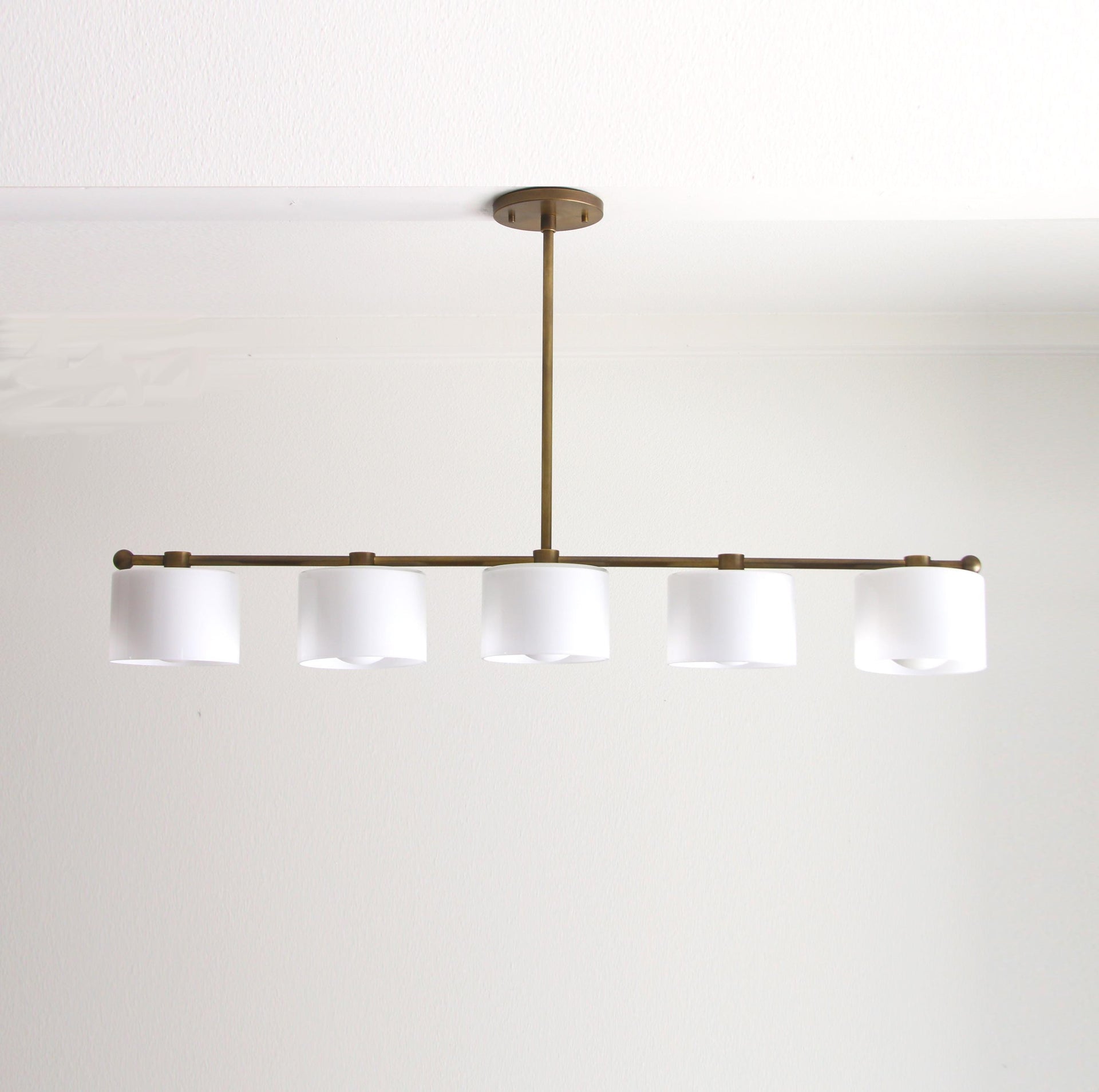 Brass Chandelier, Modern brass light, Ceiling Light UL Listed, No.0868
