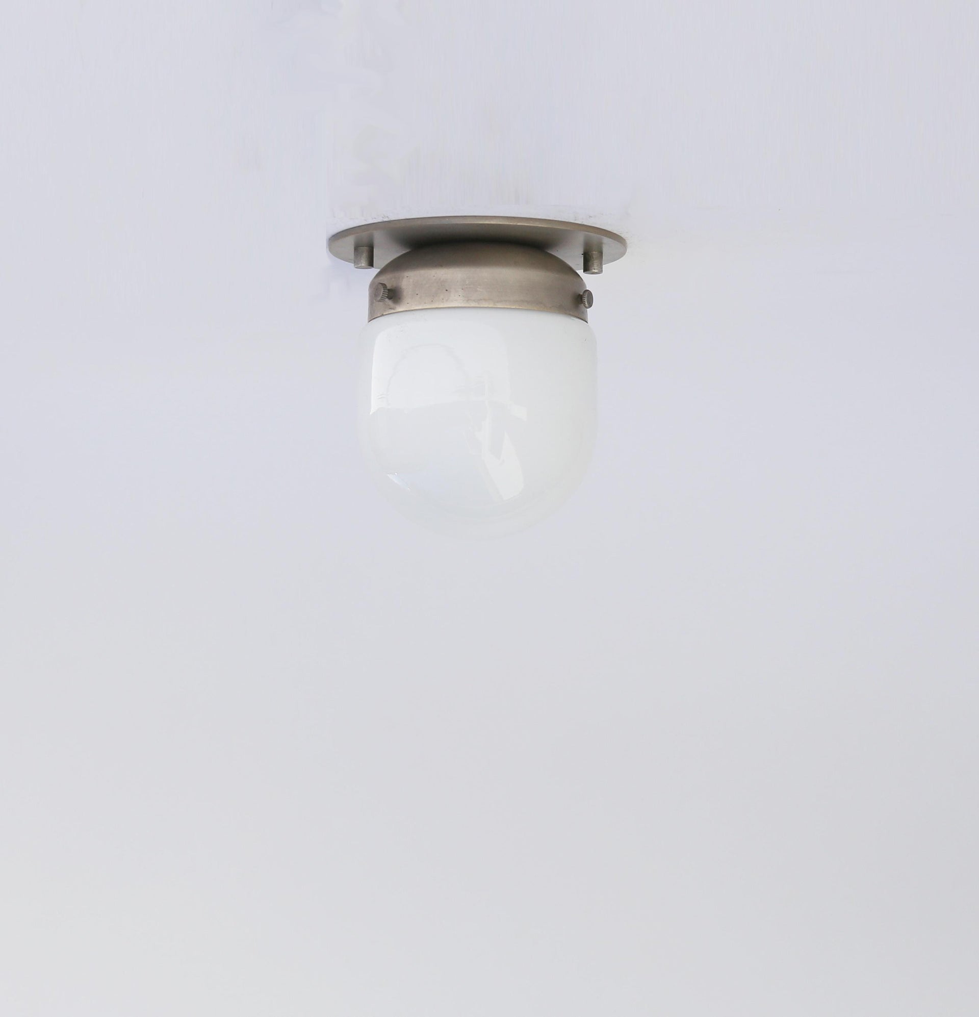Flush mount Ceiling Light, Ceiling Light with milk white glass mini - shade LM1 - UL Listed No.0139