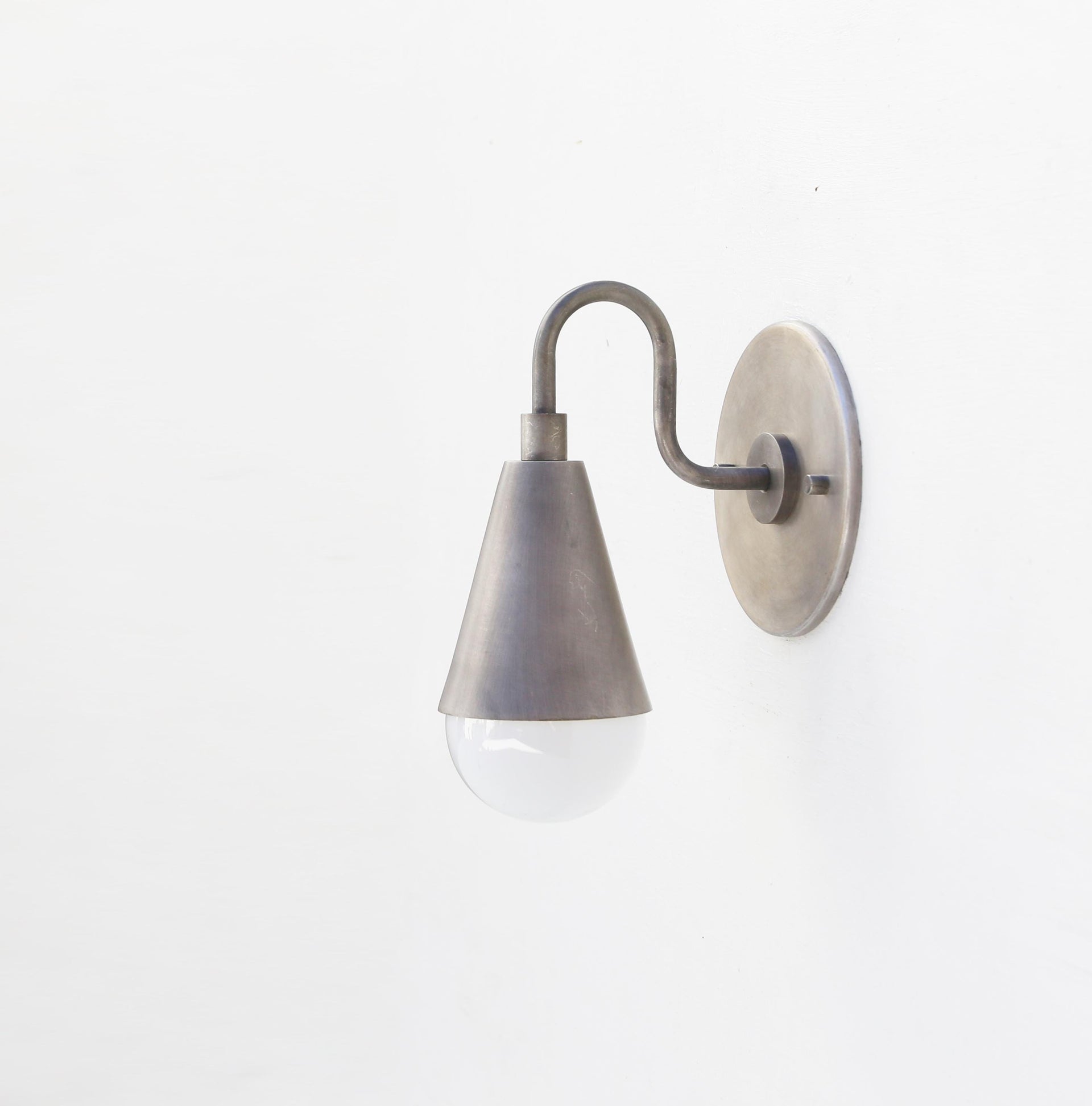 Brass Wall Sconce light with Modern brass light, Mid Century brass wall sconce light, Minimal Sconce Light, UL Listed No.0079