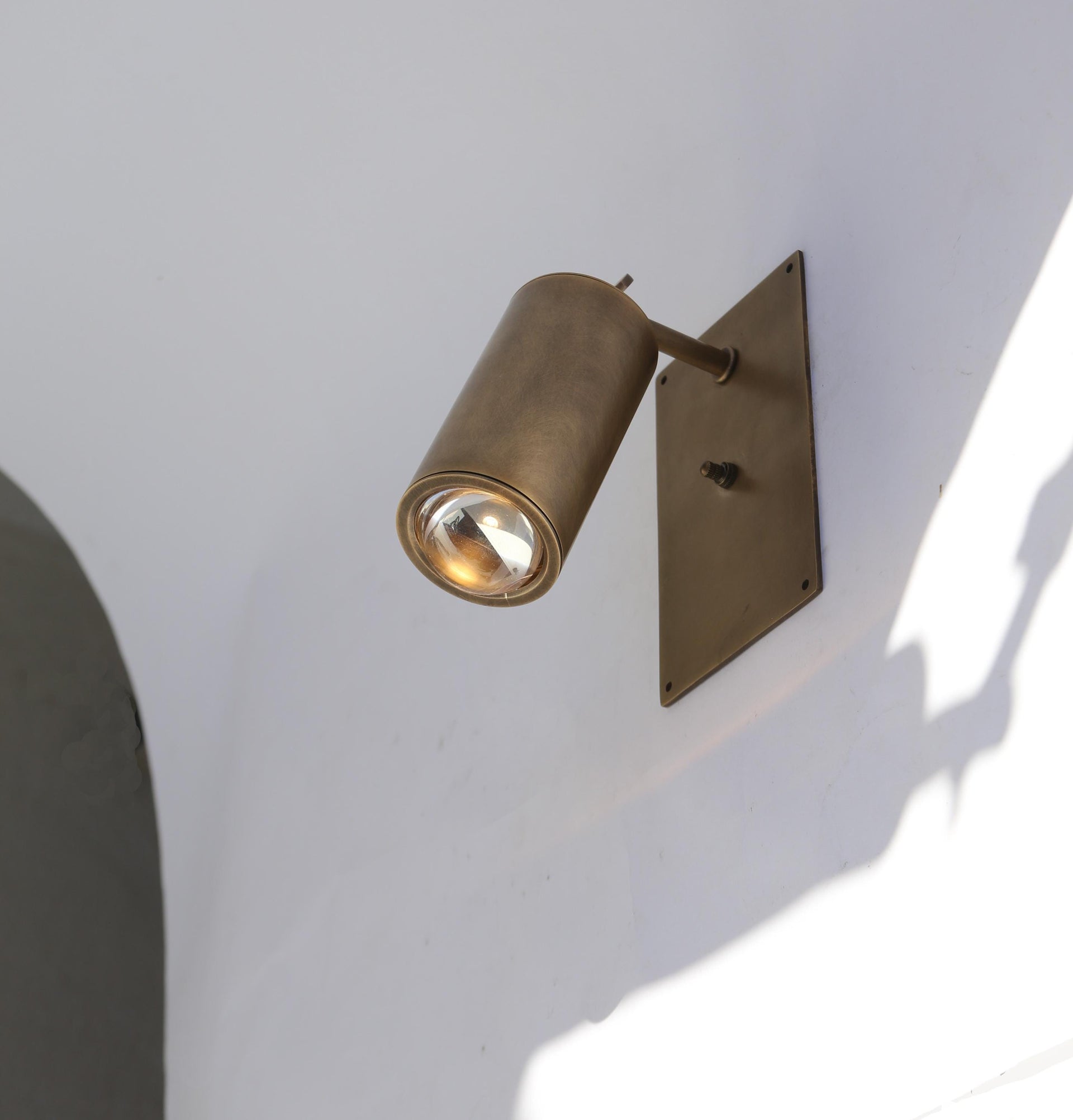 Brass Wall Sconce  light, Modern brass light, Aged Brass Wall Sconce light, Adjustable Brass Light, UL Listed, No.1208