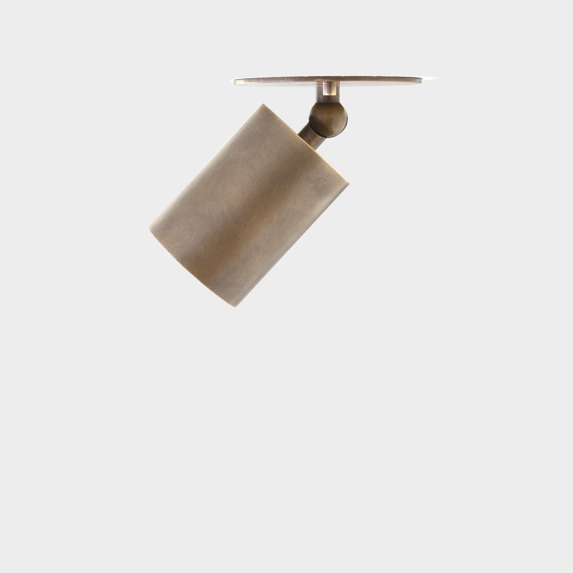 Adjustable Brass Spotlight, Low Ceiling Flush Mount. No.0028
