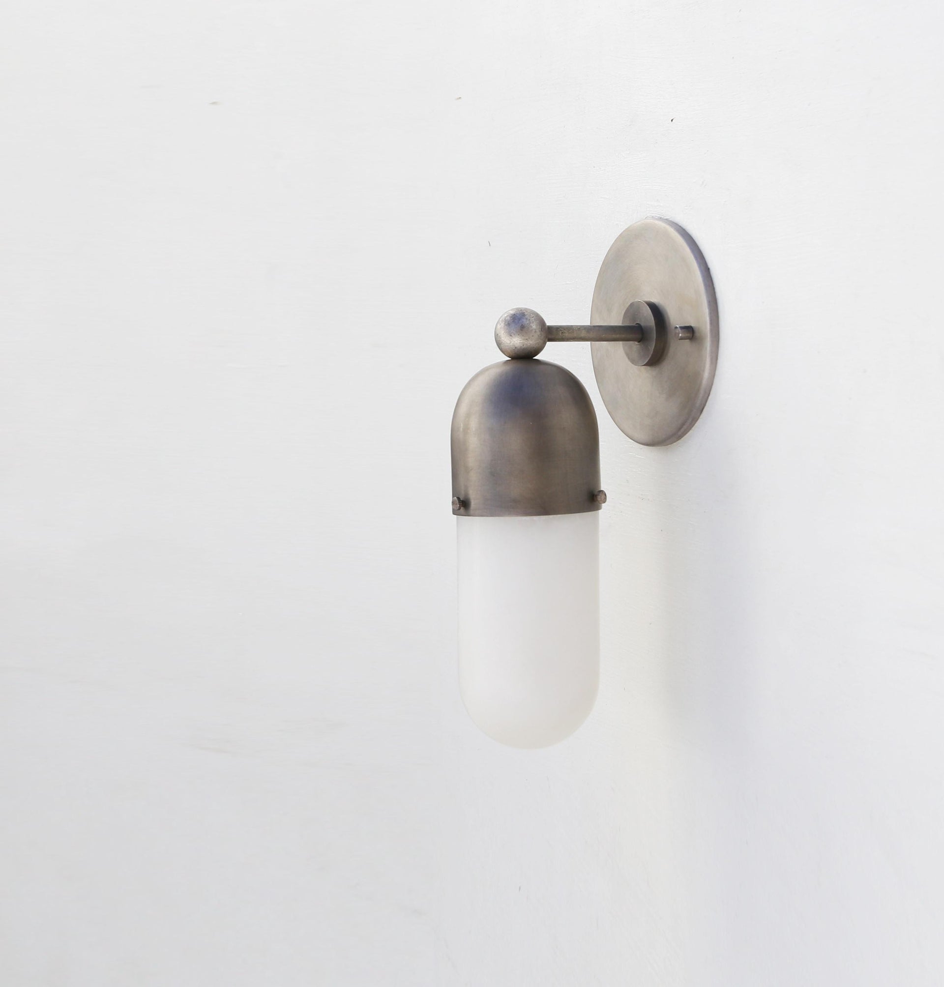 Brass Wall Sconce light - Vanity light - Brass Wall Sconce Light - Brass Wall Sconce with Alabaster Shade, UL Listed No.0037