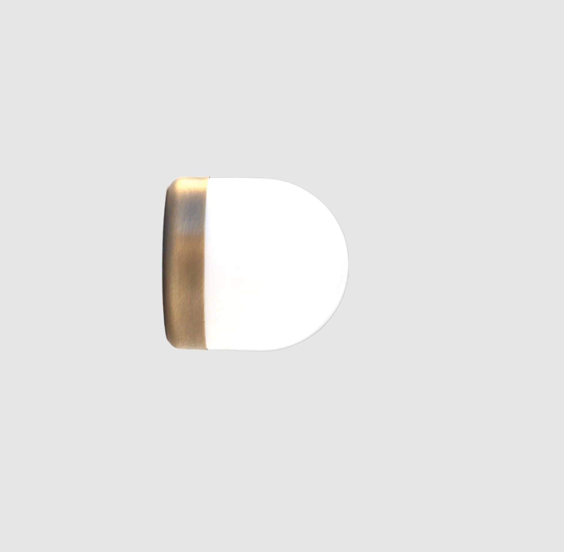 Wall Sconce Light, Flush mount Ceiling Light, Mid Century Wall Sconce Ceiling Light with white glass shade DA-LM, No. UL listed No.0480