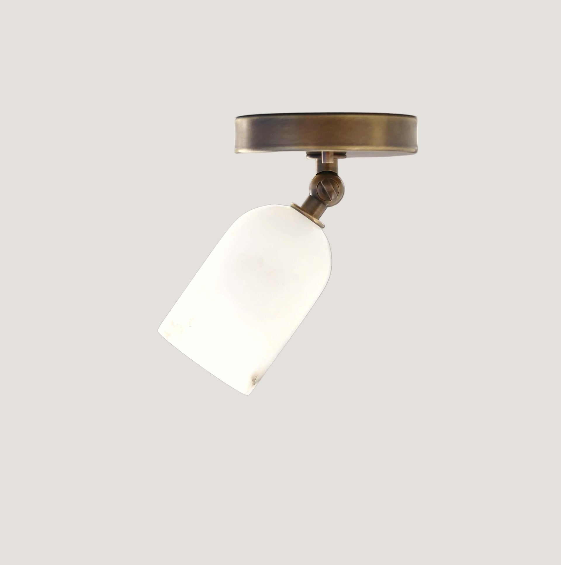 Spotlight, Ceiling spot light, Alabaster spot light, Stone ceiling light, UL Listed No.0421