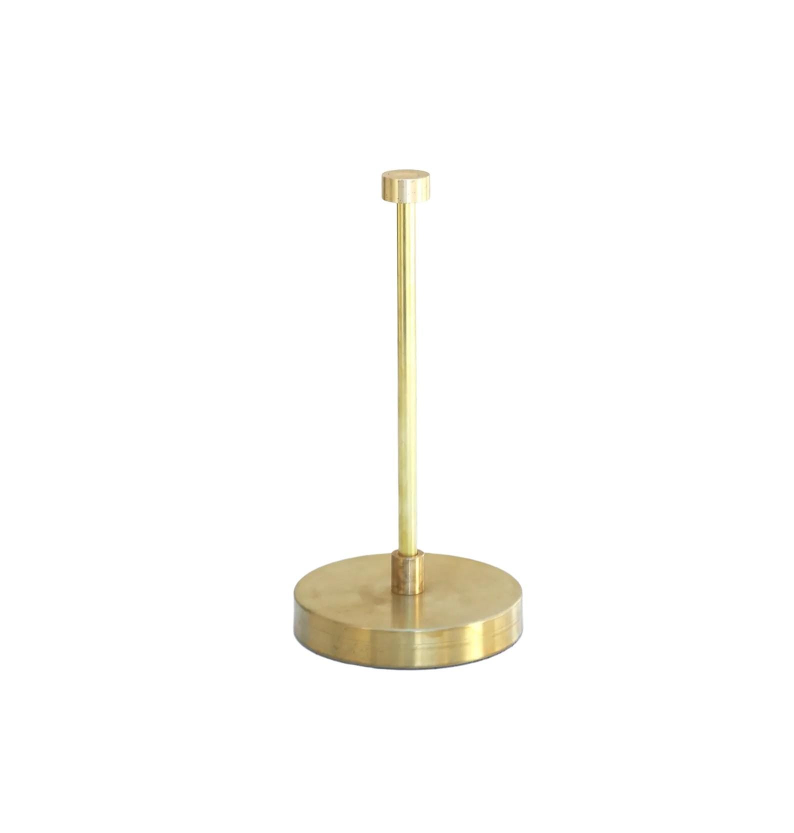 Solid Brass Paper Towel Holder, Modern Brass Paper Towel Holder, No.0395