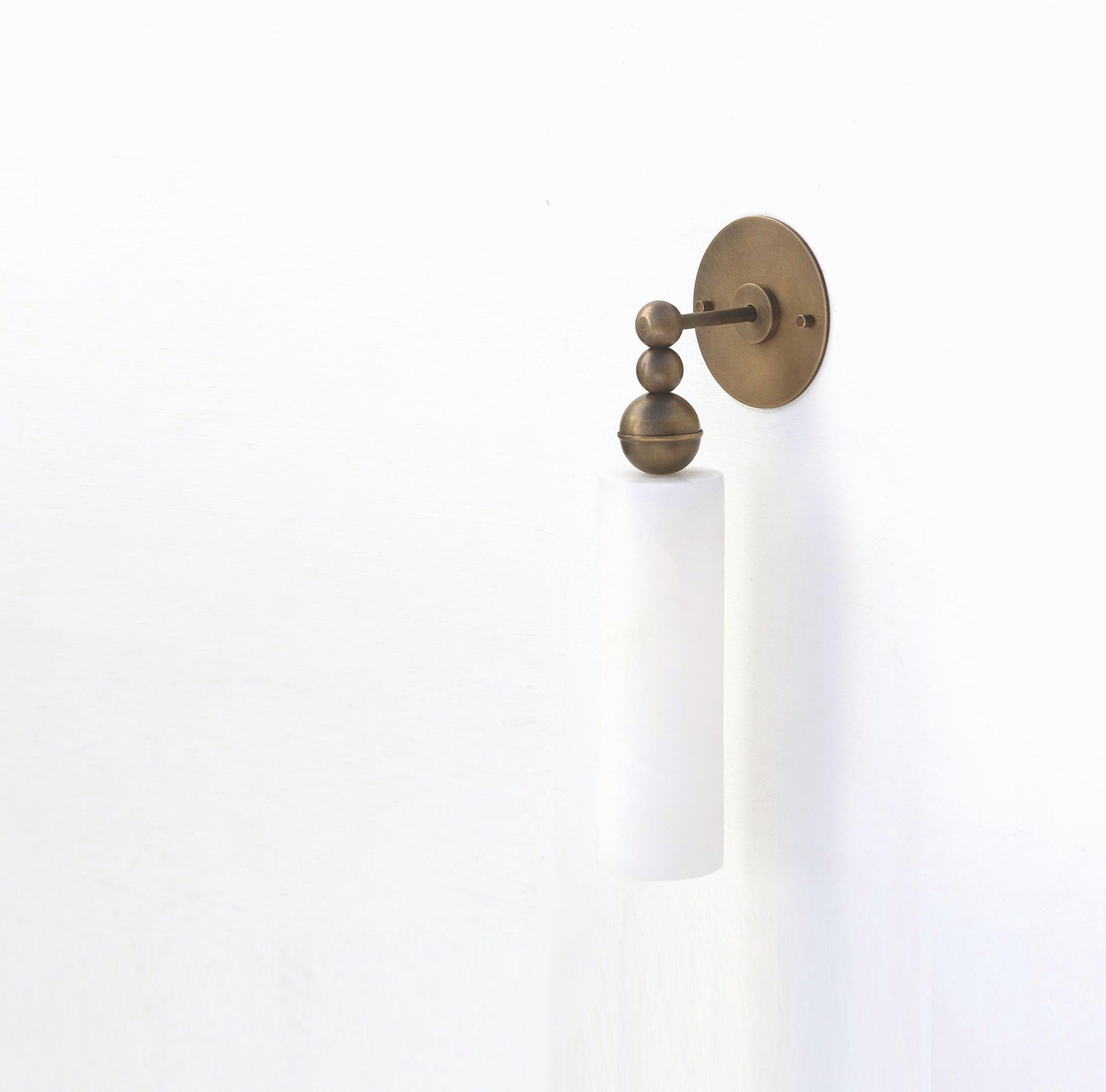 Brass Wall Sconce light - Brass Wall Sconce Light - Brass Wall Sconce with Alabaster Shade, UL Listed No.0120