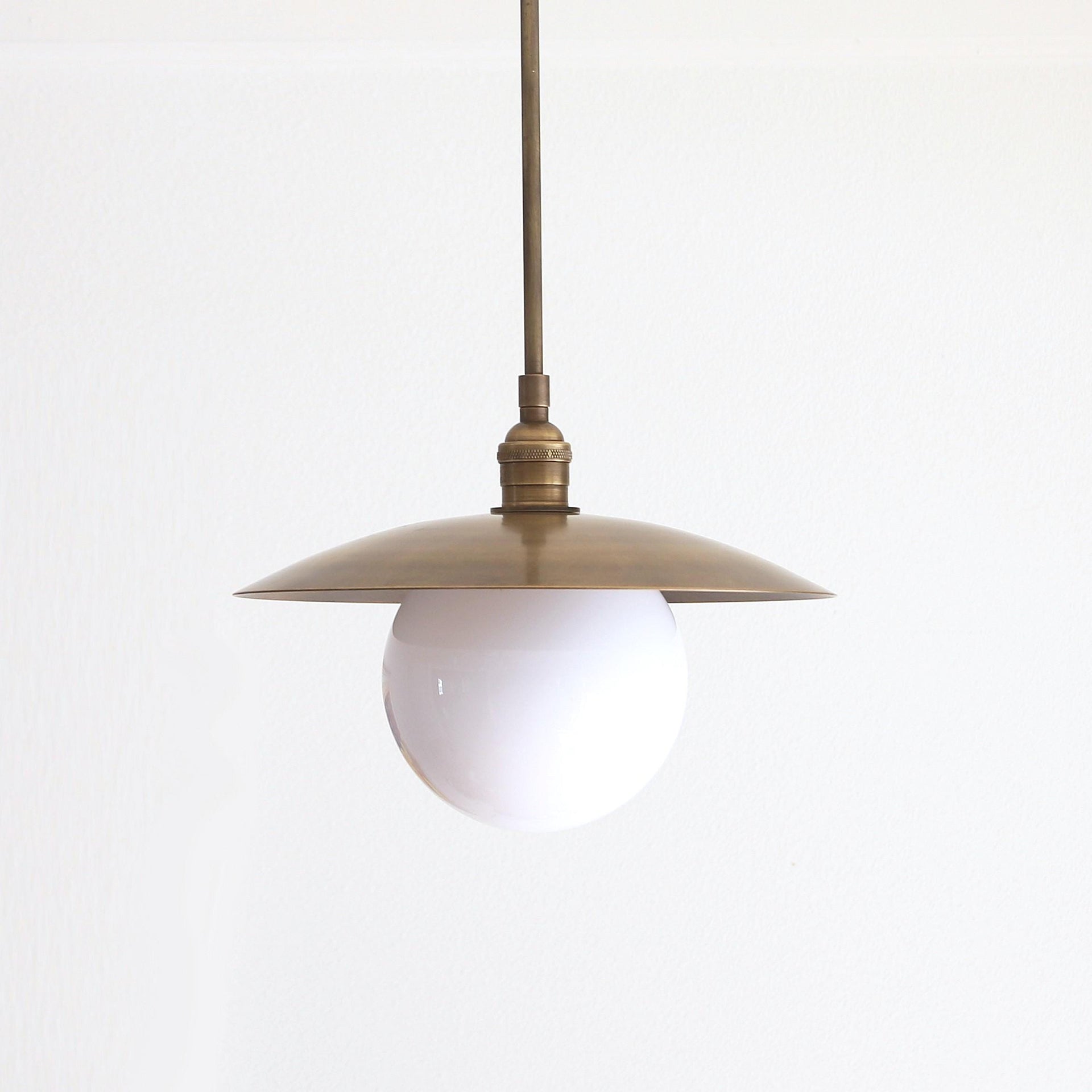 Brass Pendant light -  Kitchen Island light, Semi-flush mount lighting, UL Listed No.0047