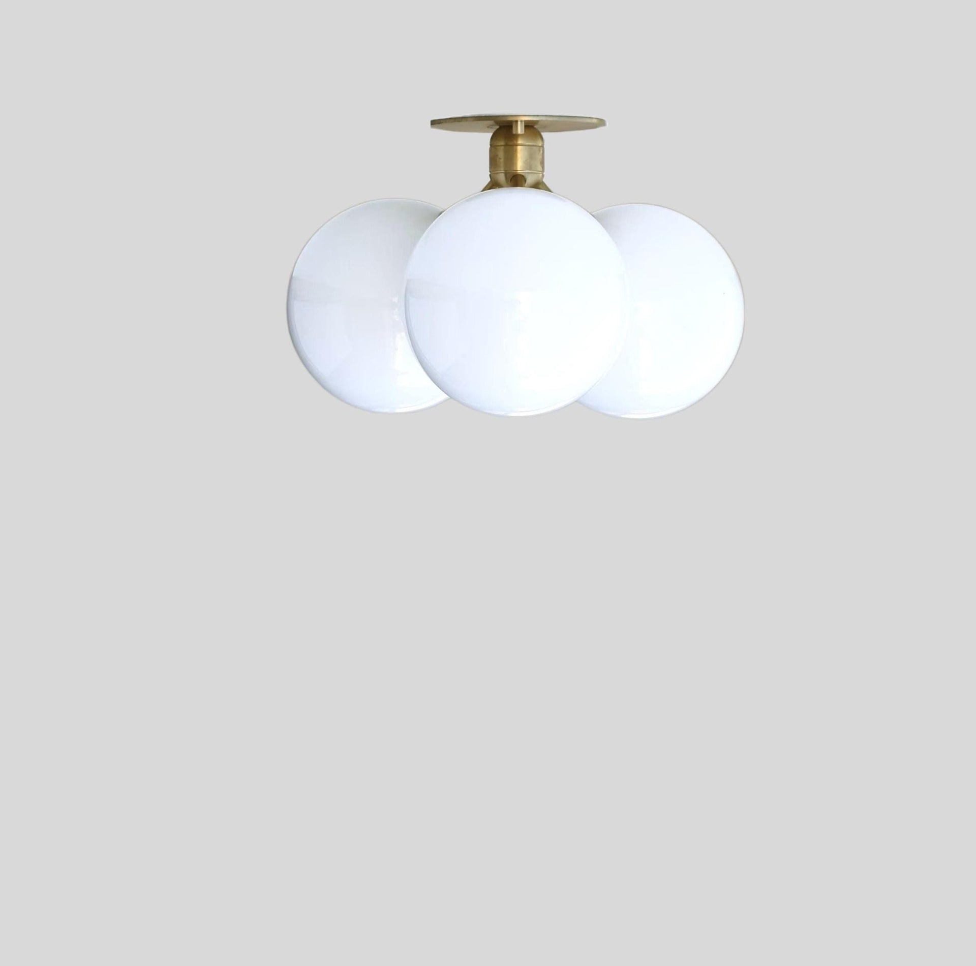 6" Modern Brass Sputnik Chandelier - Modern Sputnik -3 arms-Brass Ceiling Light, UL Listed, No.0425