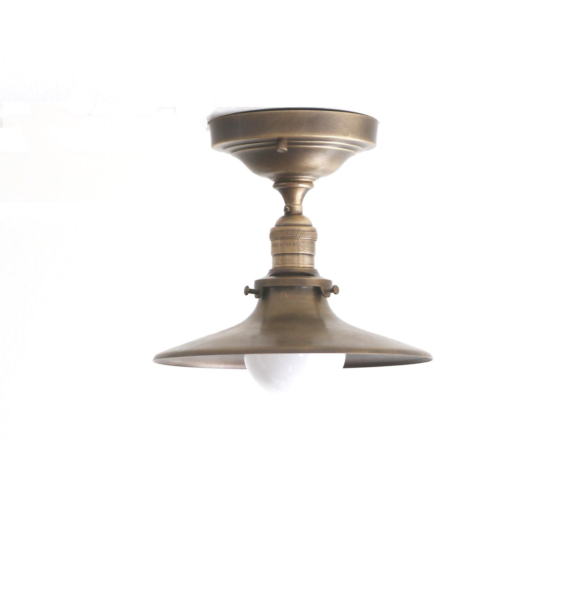 Brass ceiling light , Brass  ceiling light, Flush mount light, UL Listed, No.4035