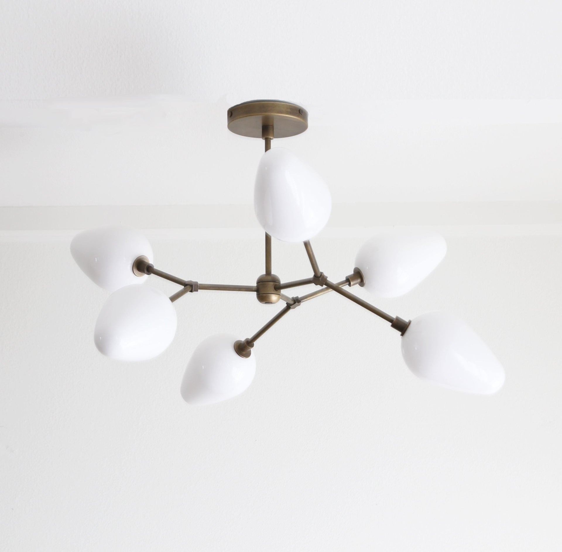 Modern Brass Sputnik Chandelier, Mid-century Modern Sputnik, PPQ4, UL Listed No.4069