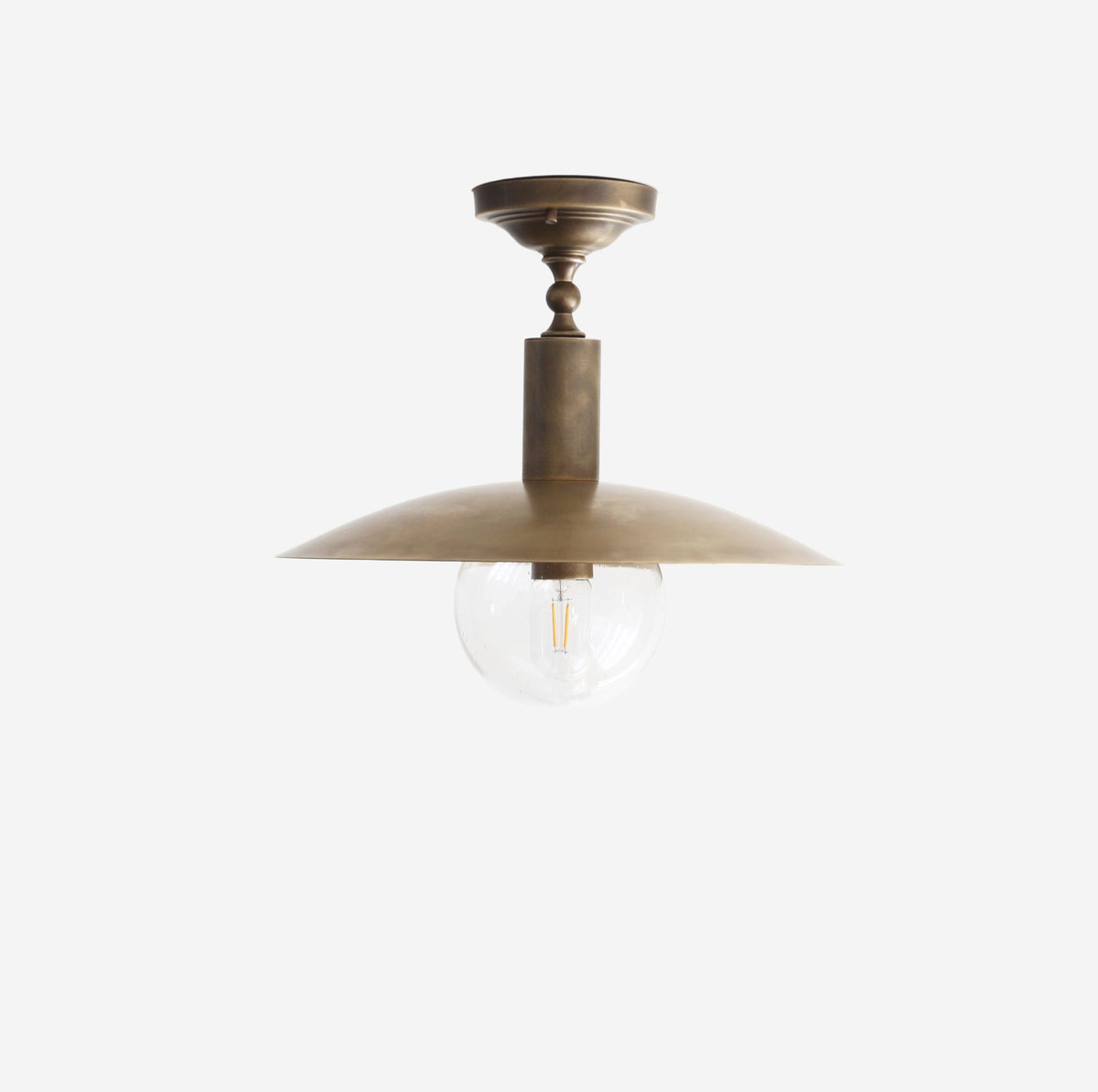 Flush mount ceiling light , Brass  ceiling light, Flush mount light, UL Listed, No.4007
