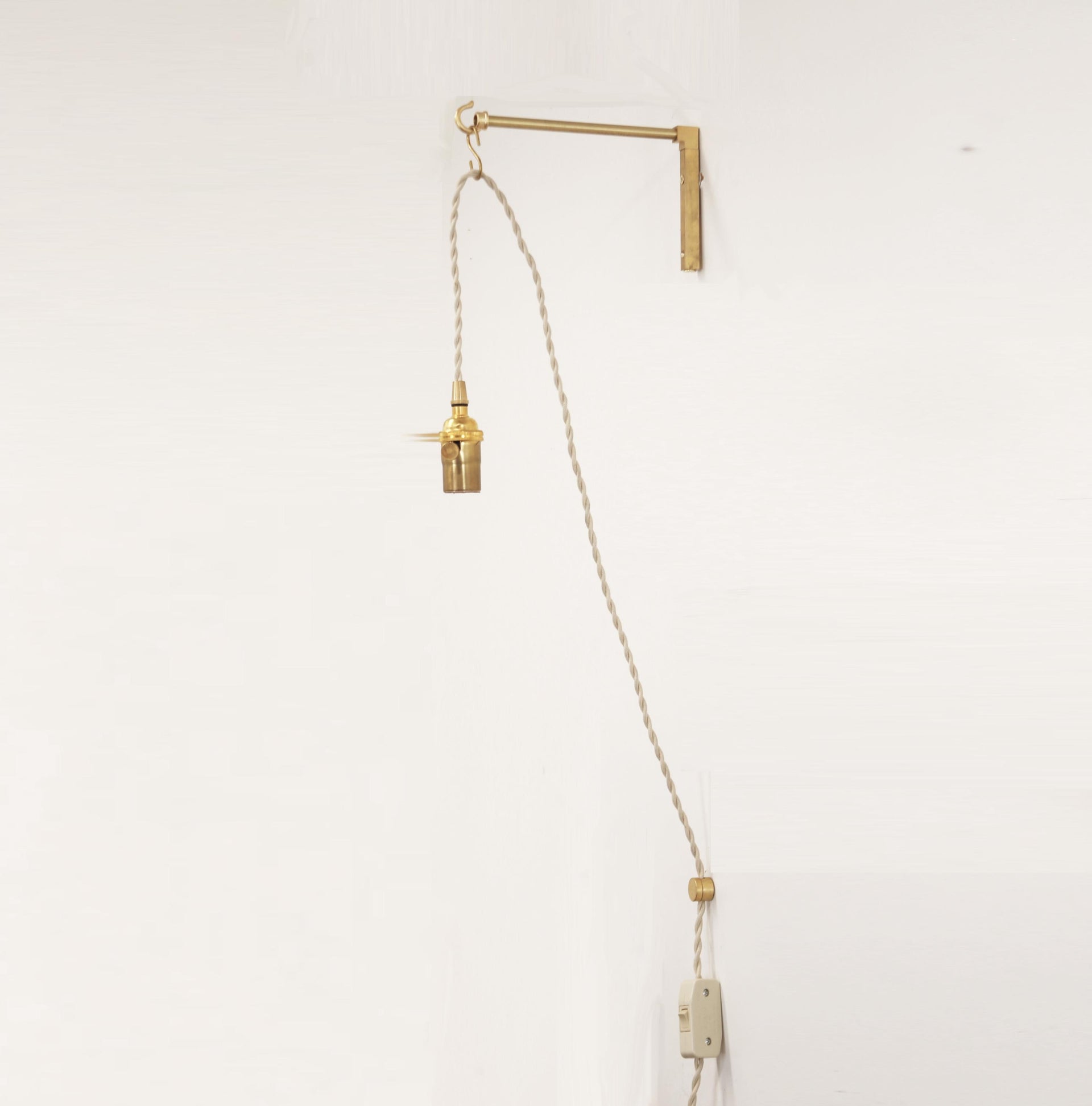 Brass Pendant Lighting Wall Rack, Industrial style Pendant Lighting Wall Rack No.0455