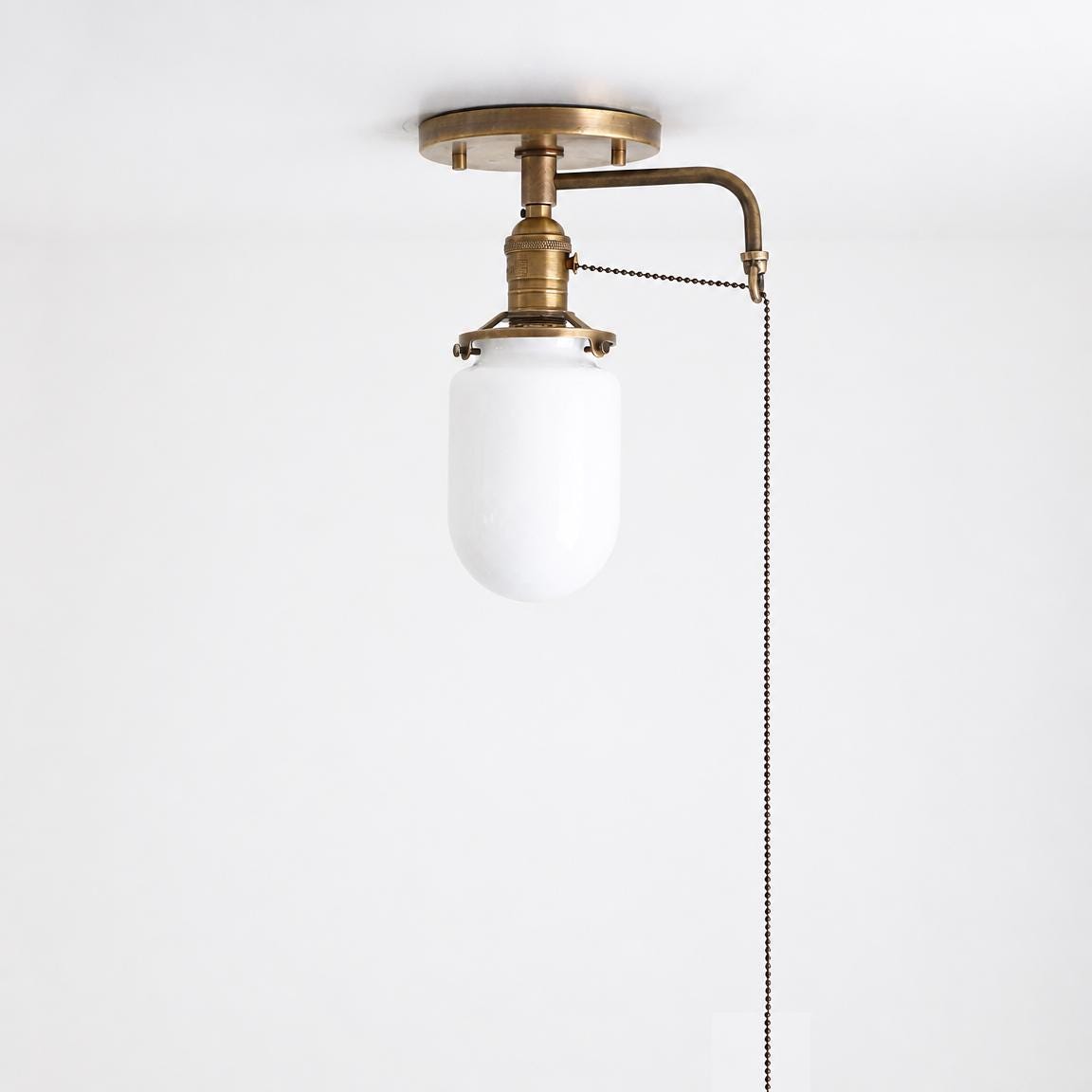 Flush Mount Ceiling Light Fixture - Schoolhouse Ceiling Light -UL Listed, C-LM, No.S7026-8