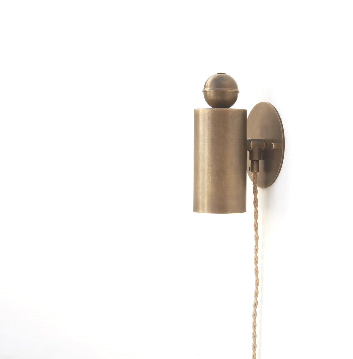 Plug In Wall Sconce light, Modern brass light, Classic wall sconce light , Plug-in Sconce Light，No.0604