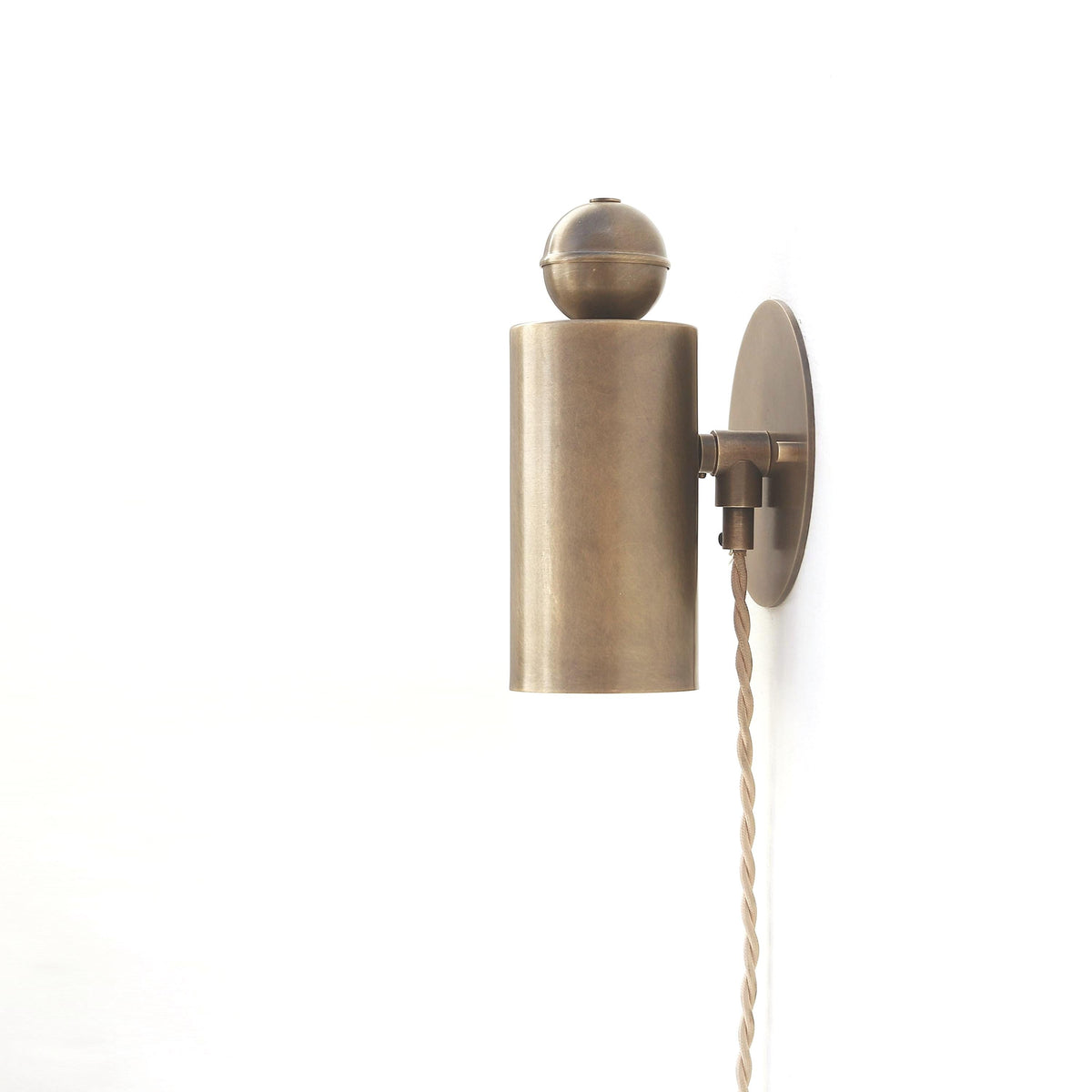 Plug In Wall Sconce light, Modern brass light, Classic wall sconce light , Plug-in Sconce Light，No.0604