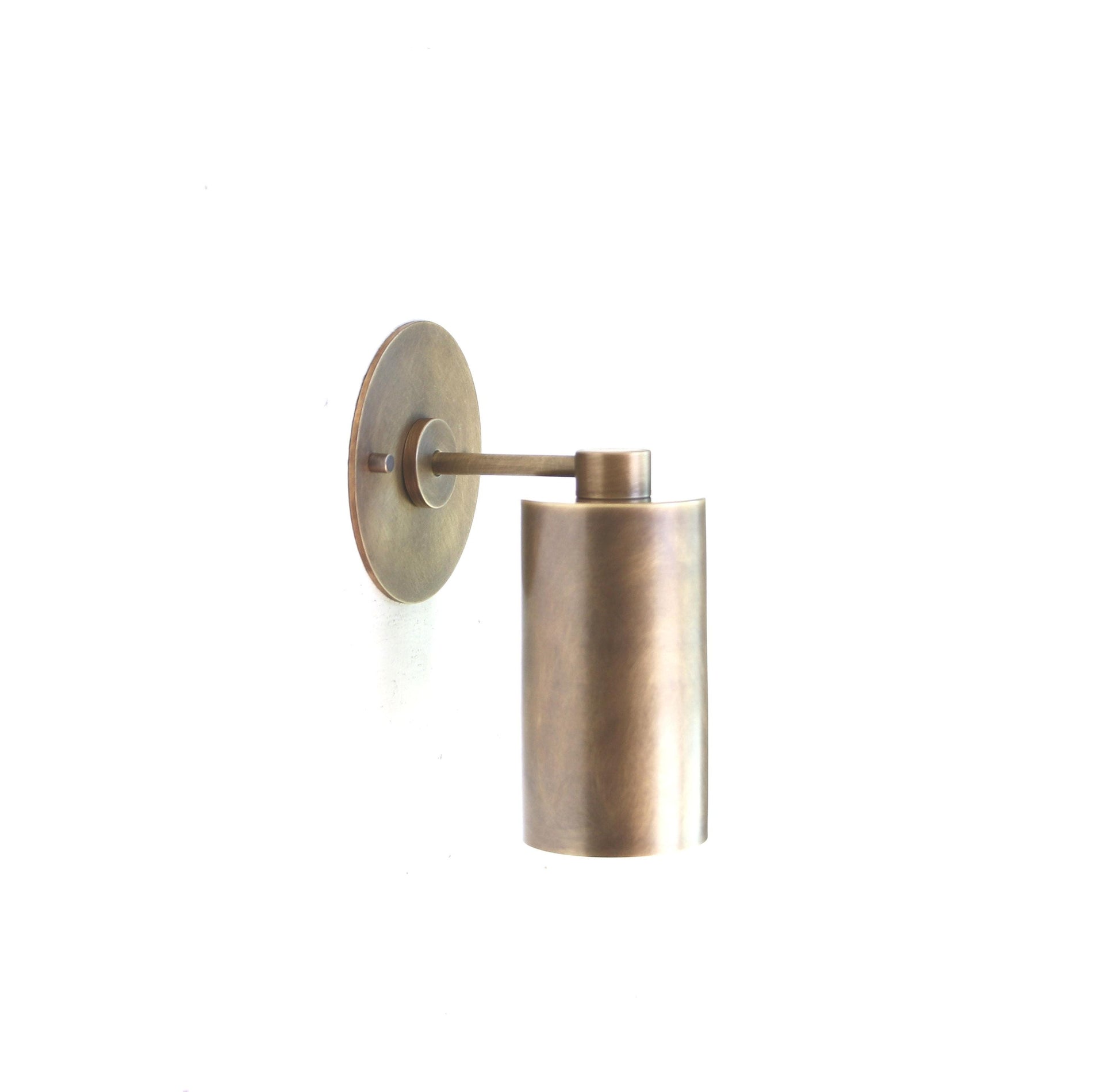 Brass Wall Sconce light, Modern brass light, Mid Century brass wall sconce light, Minimal Sconce Light, UL Listed. No.0035