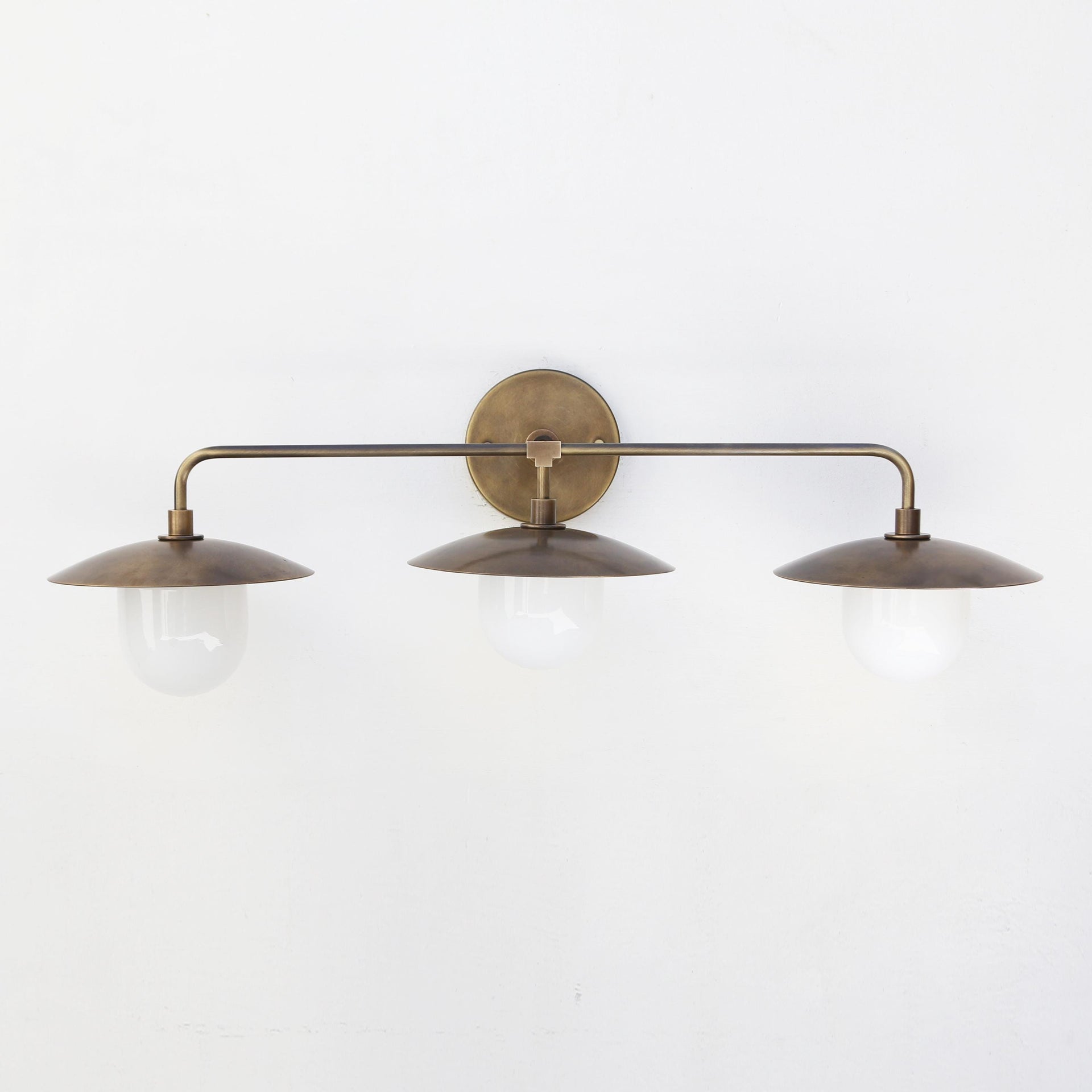 Brass Wall Sconce light with brass shade, Bathroom Vanity Light, Wall Sconce Light-UL Listed - LM2 No.0050