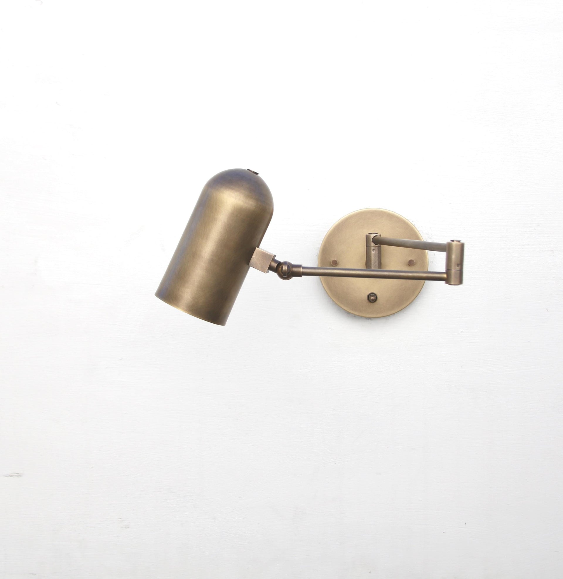 Brass Adjustable Wall Sconce light, Brass Swivel Wall Sconce light