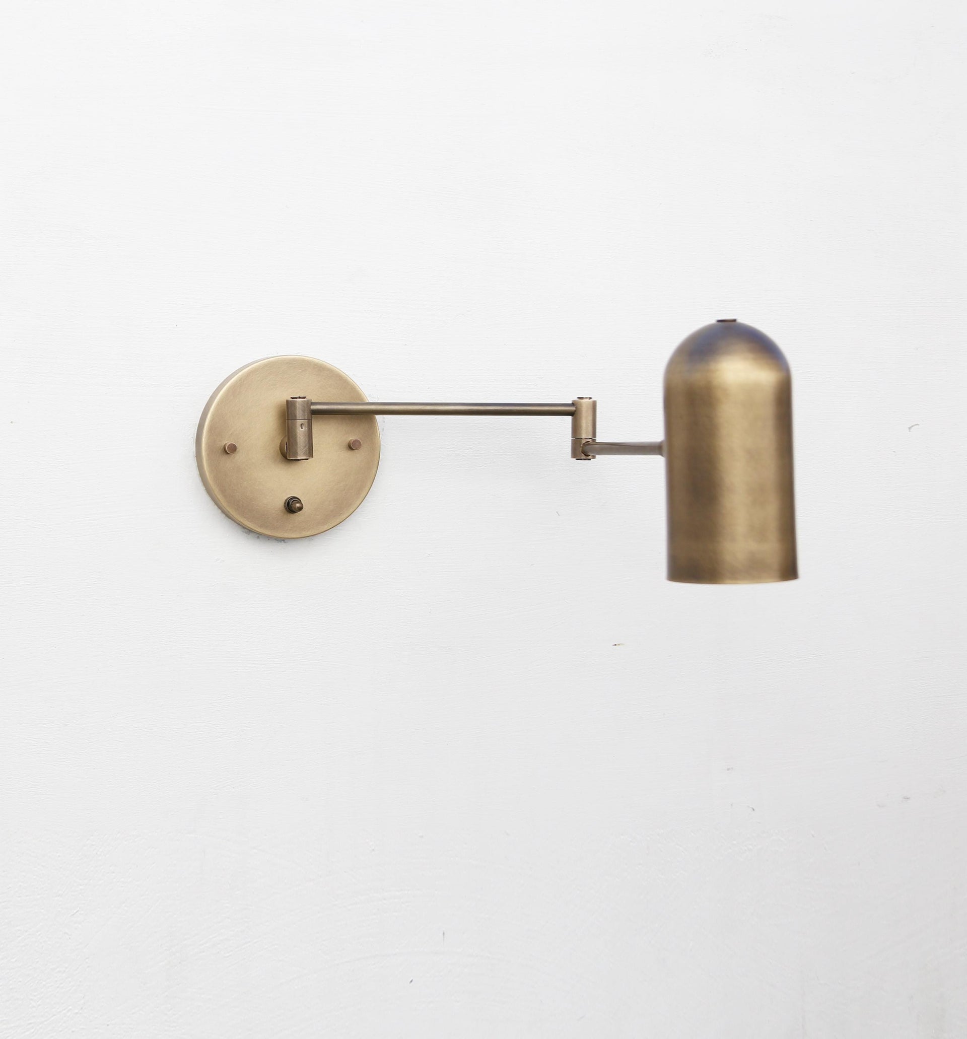 Brass Adjustable Wall Sconce light, Brass Swivel Wall Sconce light