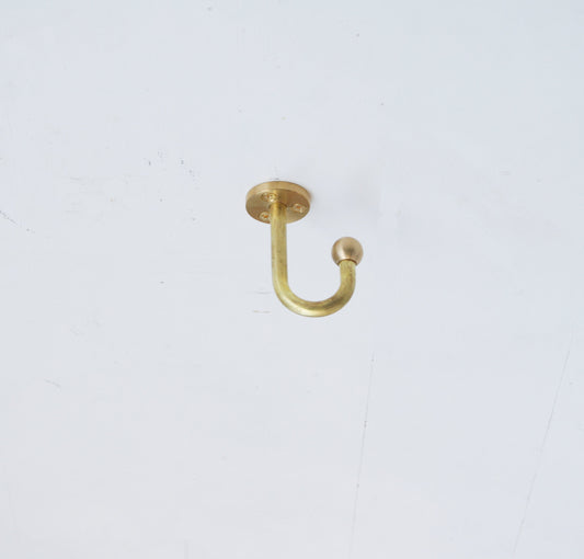 Modern Brass  Ceiling Hook - Brass Planter Hook- Brass Plant Hanger-Brass Ceiling Hook