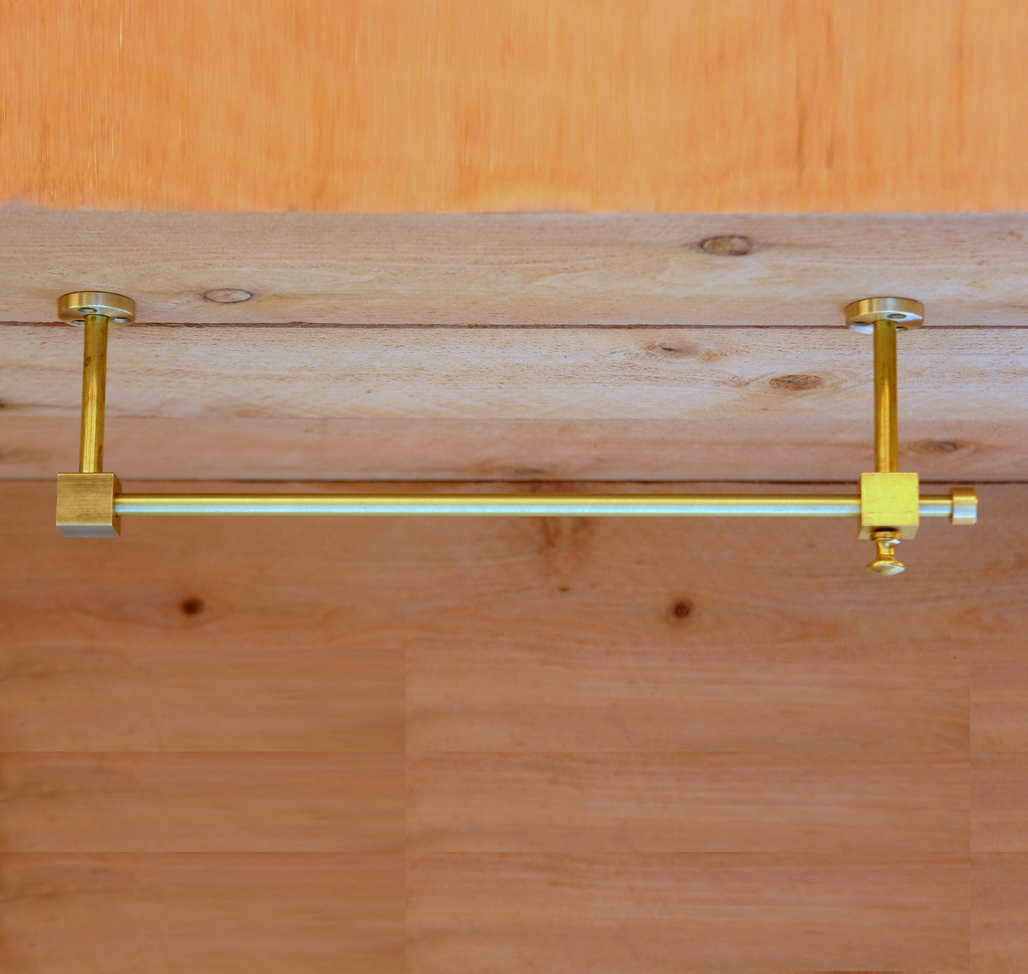 Under Cabinet Paper Towel  Holder or on the wall, Modern Brass Paper Towel  Holder,