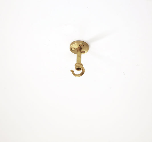 Modern Brass  Ceiling hook, brass wall hook - Brass Planter Hook- Brass Plant Hanger-Brass Ceiling/Wall Hook