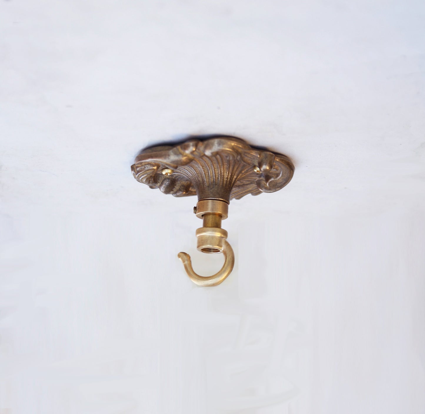 Brass Pendant Lighting Hook,  Casting brass ceiling lamp hooks, Ceiling lighting hooks.